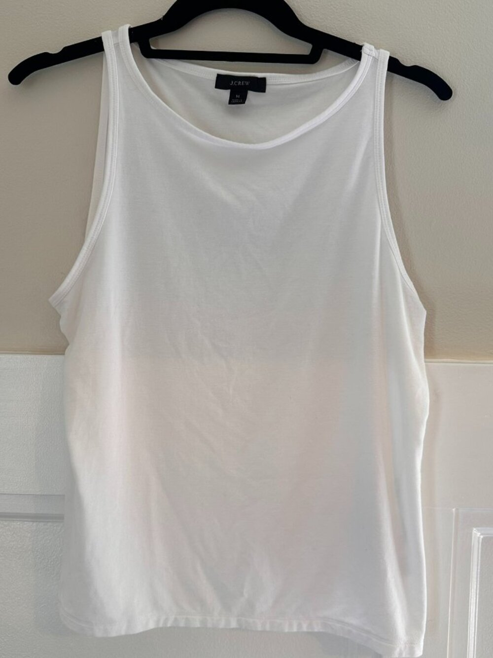 J.Crew Medium White Shell Tank Top